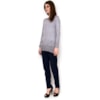 BLUSA LINHA BOLSO LAÇO - CINZA