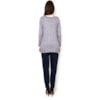 BLUSA LINHA BOLSO LAÇO - CINZA