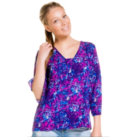 BLUSA LONDRES CAPITOLLIUM EXCLUSIVE DECOTE V PALA COSTAS - LILÁS BLUSA LONDRES CAPITOLLIUM EXCLUSIVE DECOTE V PALA COSTAS - LILÁS