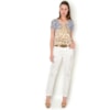 BLUSA MALHA ANIMAL PRINT / CASHMERE - BEGE