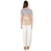BLUSA MALHA ANIMAL PRINT / CASHMERE - BEGE