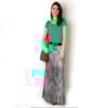 BLUSA MALHA V RENDA OMBRO M/C - VERDE