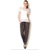 BLUSA MOLETOM COM BORDADO PÉROLA/ CRISTAIS NO OMBRO - CREME