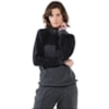 BLUSA MOLETOM WALK TREND RECORTES - CINZA