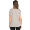 BLUSA NICE CLUB MALHA LISTRADA - CINZA