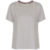 BLUSA NICE CLUB MALHA LISTRADA - CINZA