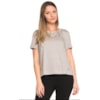 BLUSA NICE CLUB MALHA LISTRADA - CINZA