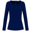 BLUSA PEPLUM - AZUL ROYAL