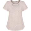 BLUSA RENDA M/C GOLA CARECA - OFF WHITE