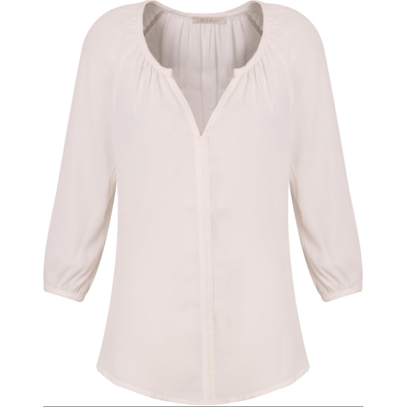 BLUSA SANTIN RENDA - OFF WHITE