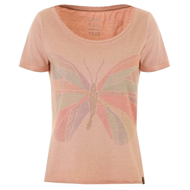 BLUSA SILK BORBOLETA - KHAKI