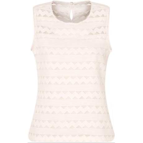 BLUSA SILVIA ORGANZA BORDADA - BRANCO