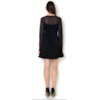 BLUSA TRANSPARENTE  PERLA - PRETO