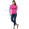 BLUSA TRICÔ BANANA CAFÉ BASICA GOLA AVULSA - PINK BLUSA TRICÔ BANANA CAFÉ BASICA GOLA AVULSA - PINK