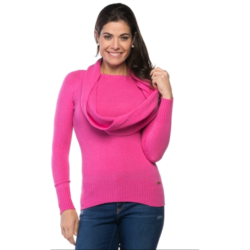 BLUSA TRICÔ BANANA CAFÉ BASICA GOLA AVULSA - PINK BLUSA TRICÔ BANANA CAFÉ BASICA GOLA AVULSA - PINK