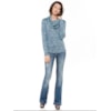 BLUSA TRICOT CAPITOLLIUM MAXIGOLA MANGA LONGA - AZUL