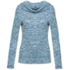 BLUSA TRICOT CAPITOLLIUM MAXIGOLA MANGA LONGA - AZUL