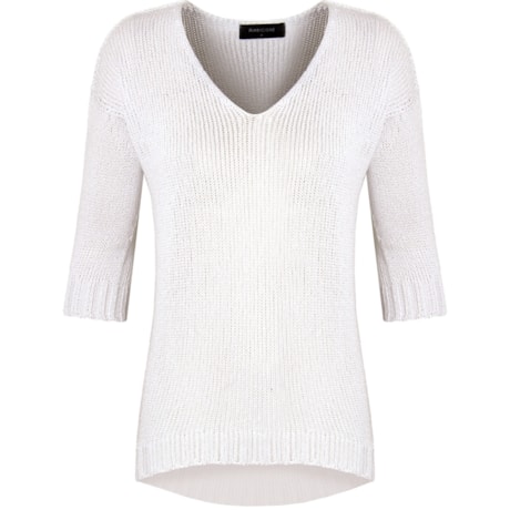 BLUSA TRICOT FITA MULLET - BRANCO BLUSA TRICOT FITA MULLET - BRANCO