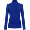BLUSA TRICOT GOLA ALTA - AZUL ROYAL