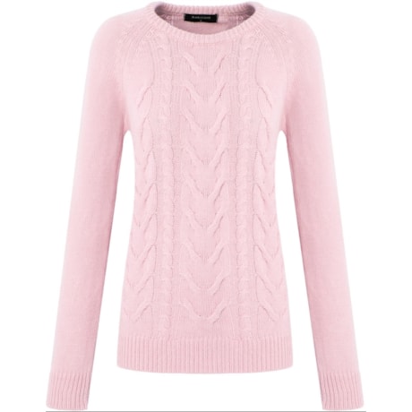 BLUSA TRICOT TRANÇADA - ROSA BLUSA TRICOT TRANÇADA - ROSA