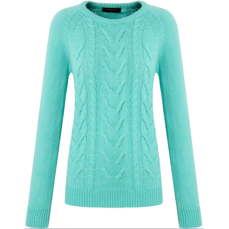 BLUSA TRICOT TRANÇADA - VERDE