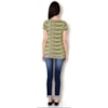 BLUSA TULE ESTAMPADO DUPLA M/C ABSTRATO ROSE M - AZUL
