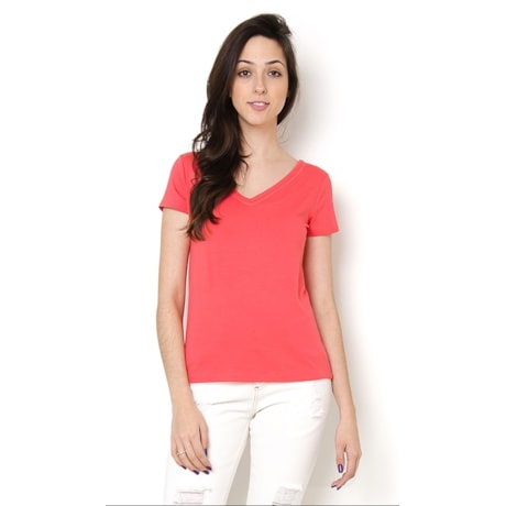 BLUSA VISCO DECOTE V GOLA COLOCADA - VERDE