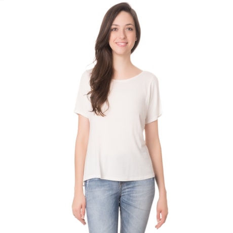 BLUSA VISCO-LINHO CAPITOLLIUM GUIPURE COSTAS - PRETO