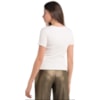 BLUSA WALK TREND CANELADA BÁSICA. - BEGE