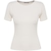 BLUSA WALK TREND CANELADA BÁSICA. - BEGE