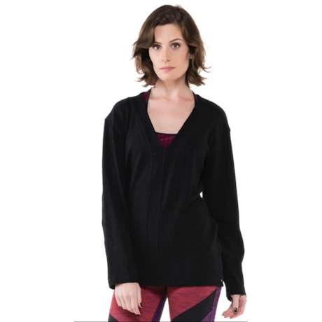 BLUSA WALK TREND CANELADA BÁSICA - CHUMBO
