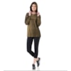 BLUSA WALK TREND EM LUREX COM CAPUZ - DOURADO