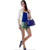BOLSA COM SPIKES LATERAIS AMY - AZUL ROYAL