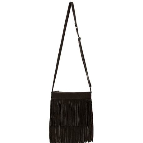 BOLSA FRANJA PEQUENA - MARROM