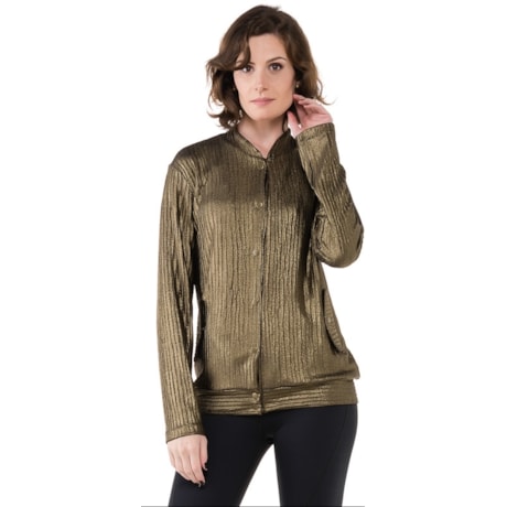 BOMBER WALK TREND LUREX - DOURADO