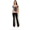 BORDA BARROCA - TSHIRT SUKI CORUJA M/C - PRETO