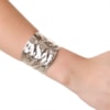 BRACELETE LARGO AMASSADO SOIL - PRATA