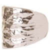 BRACELETE LARGO AMASSADO SOIL - PRATA