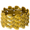 BRACELETE MINI FOLHAS - OURO VELHO