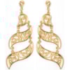 BRINCO ARTICULADO ARABESCOS VAZADOS - DOURADO