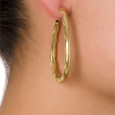 BRINCO GOTA AMASSADO ABERTO - DOURADO