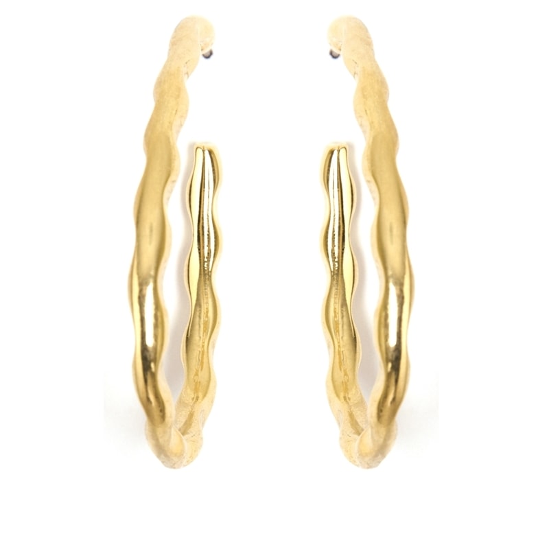 BRINCO GOTA AMASSADO ABERTO - DOURADO