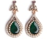 BRINCO GOTA BORDA STRASS TRACINHO MILITAR - VERDE