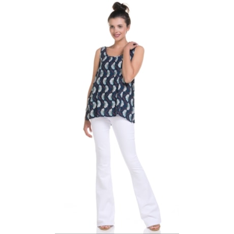 CALÇA AMBICIONE JEANS FLARE BÁSICA COLOR - BRANCO CALÇA AMBICIONE JEANS FLARE BÁSICA COLOR - BRANCO