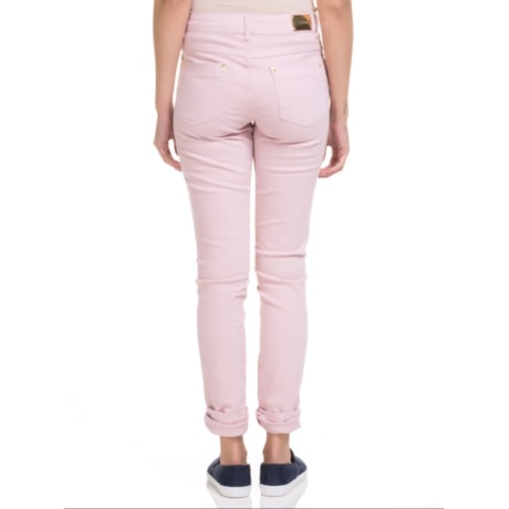 CALÇA AMBICIONE JEANS SKINNY BÁSICA COLOR - ROSÊ CALÇA AMBICIONE JEANS SKINNY BÁSICA COLOR - ROSÊ