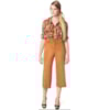CALÇA AMÍSSIMA  PANTACOURT SUEDE - CARAMELO