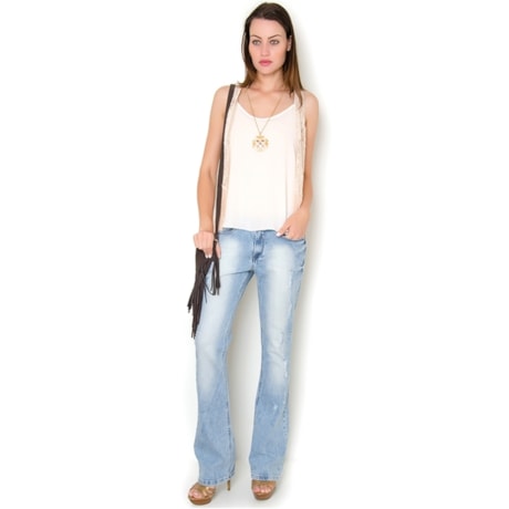CALÇA BOOTCUT STONED - JEANS CALÇA BOOTCUT STONED - JEANS