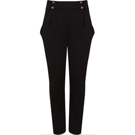 CALÇA CENOURA ABERTURA BOLSO ZANAHORIA - PRETO