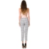 CALÇA CIGARRETE ESTAMPA AZULEJO ROBBIE - P&B