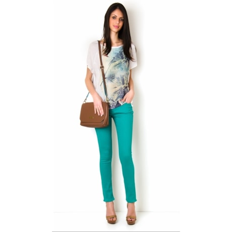 CALÇA COLOR SKINNY ANDY - VERDE